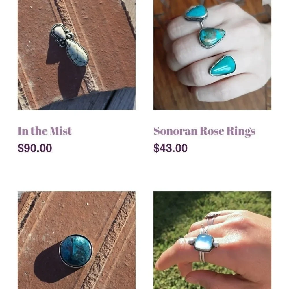 Head wraps and turquoise artisan jewelry